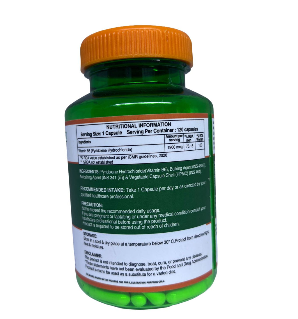 Vitamin B6 120 capsules
