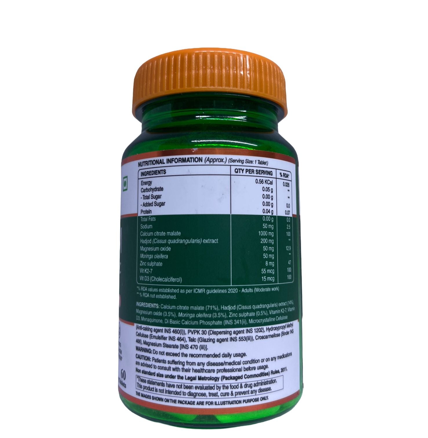 Calcium, Magnesium + Zinc 60 tablets