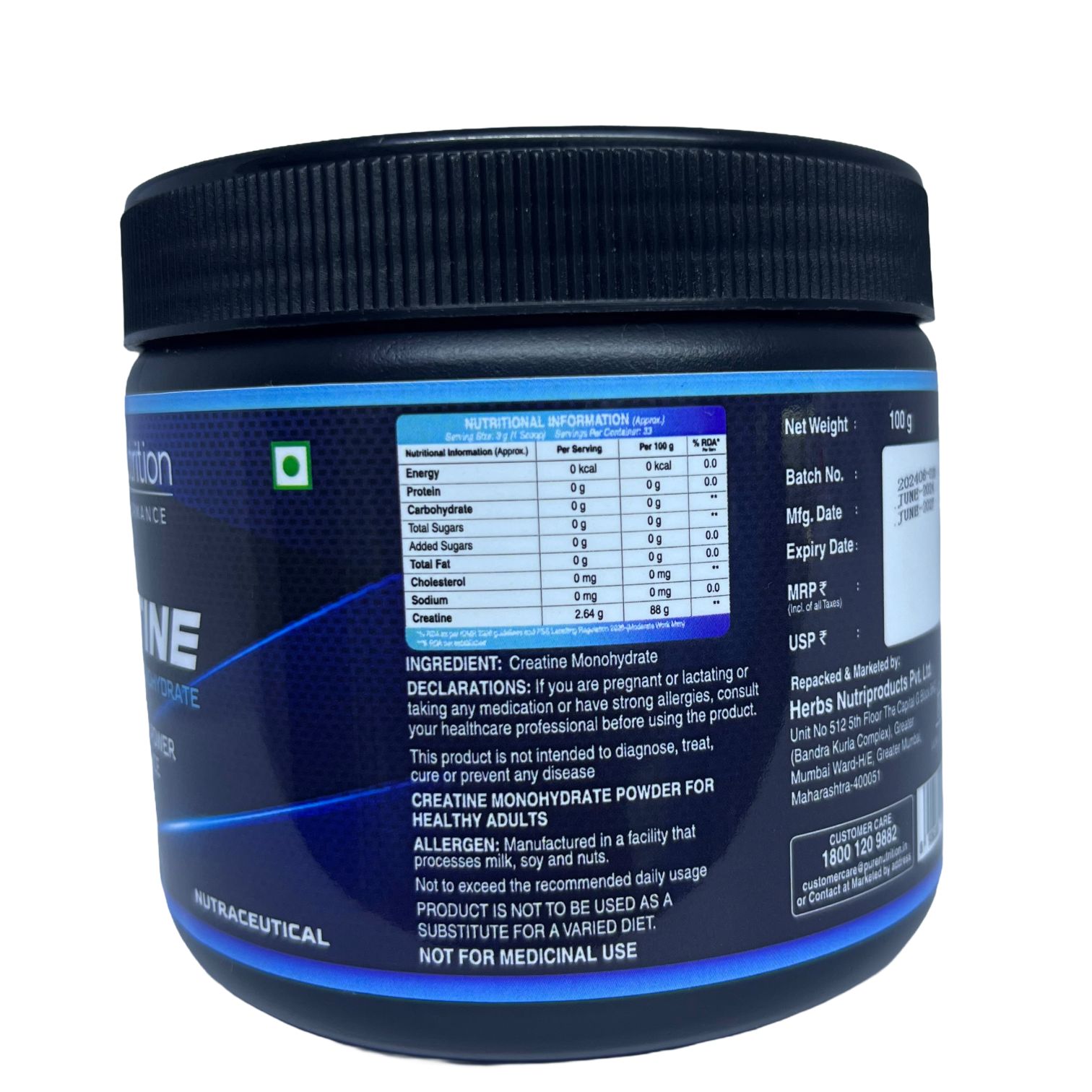 Micronized Creatine Monohydrate