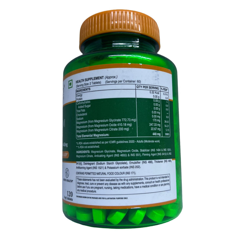 Chelated Magnesium Complex 120 tablets