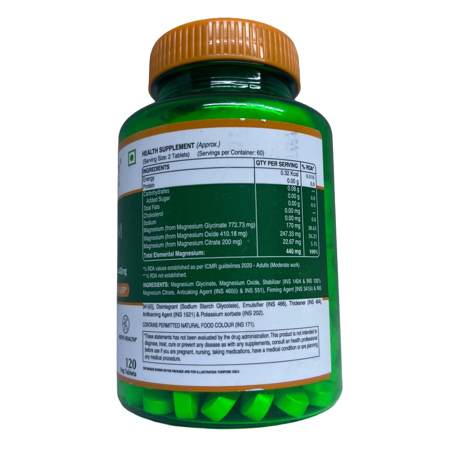 Chelated Magnesium Complex 120 tablets