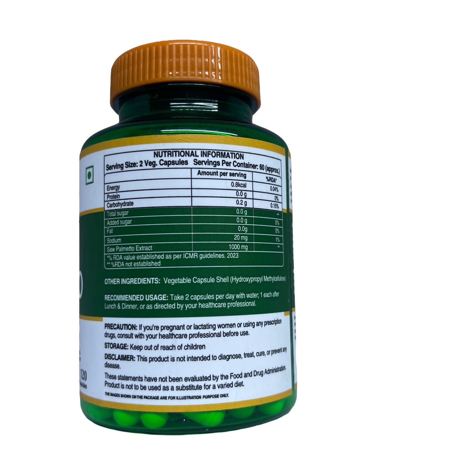 Saw Palmetto 120 capsules