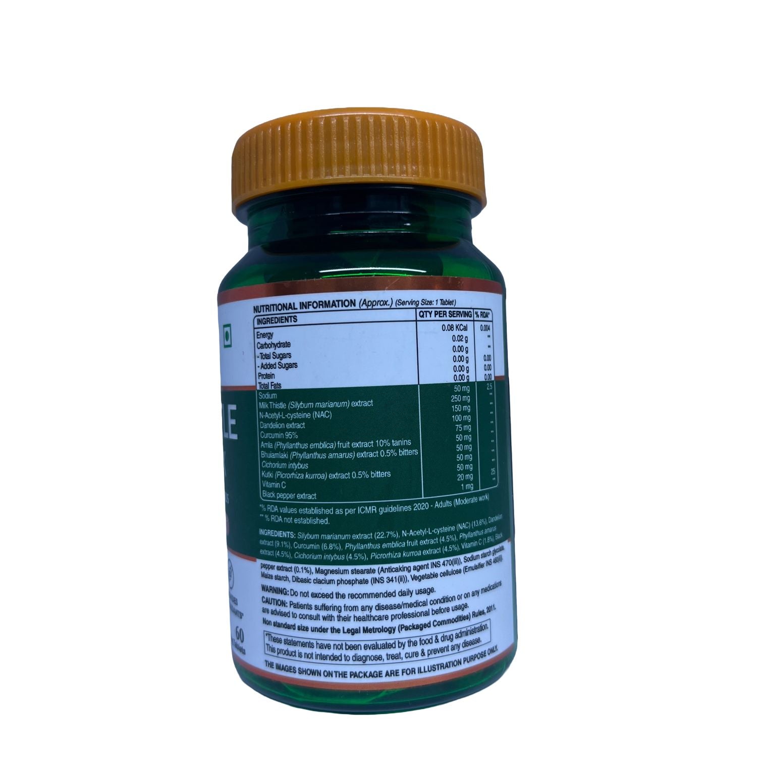 Milk Thistle Liver detox 60 capsules