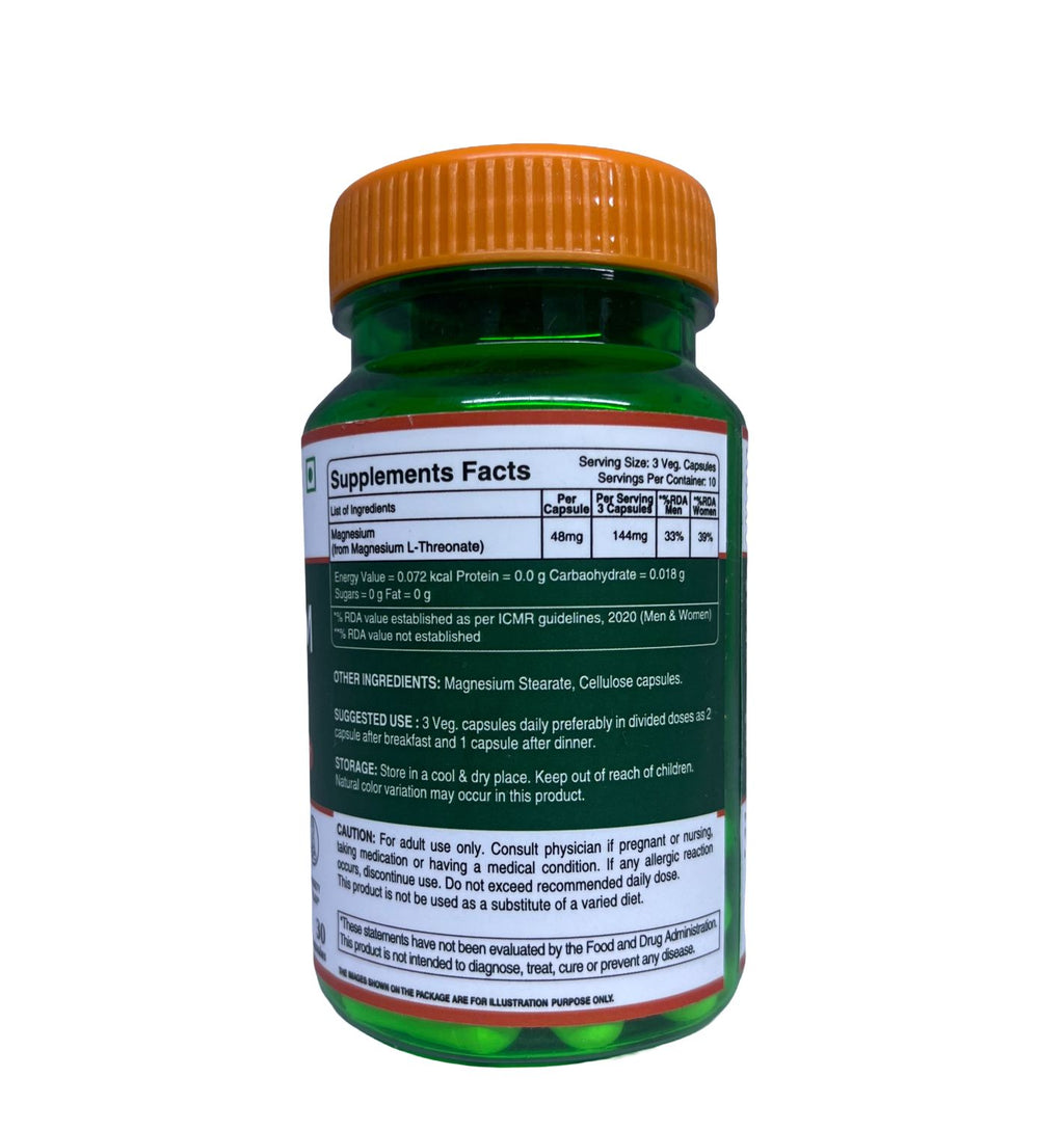 Magnesium L-Threonate 30 capsules