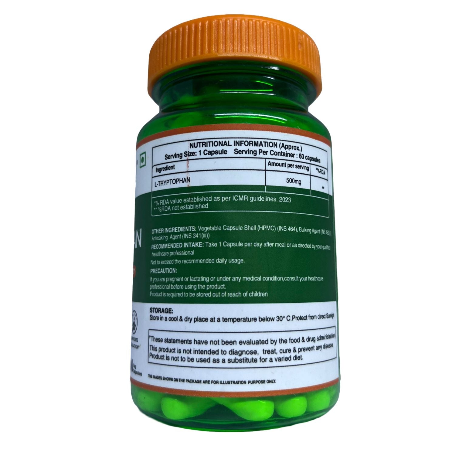 L- Tryptophan 60 capsules
