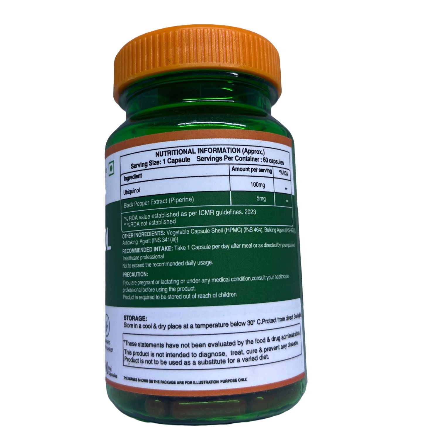 Ubiquinol 60 capsules