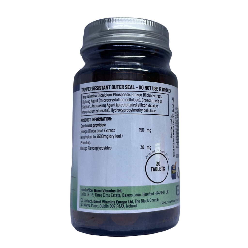 Ginkgo Biloba 30 tablets