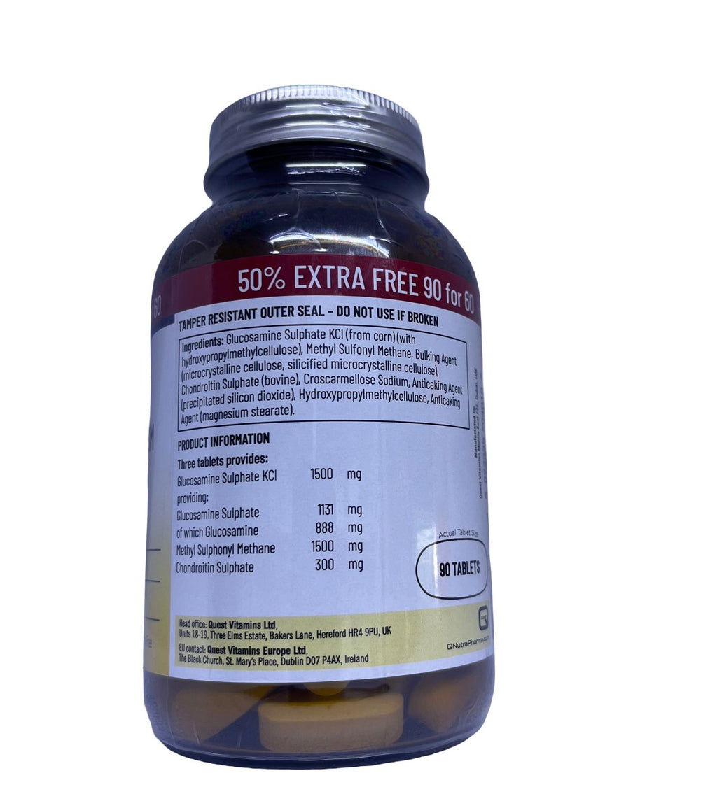 Glucosamine, MSM &Chondroitin 90 tablets