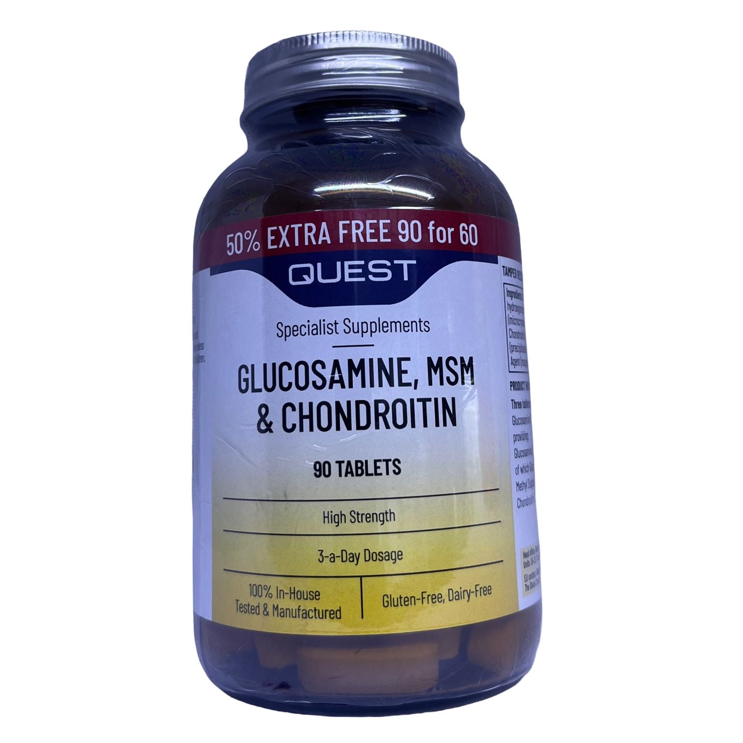 Glucosamine, MSM &Chondroitin 90 tablets