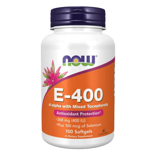 Now Vitamin E 400iu 100 Softgels