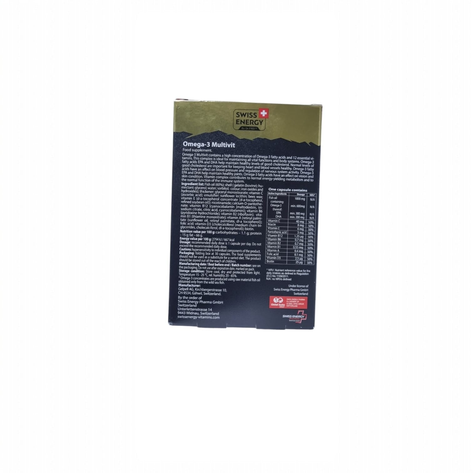 Omega 3 multivitamin 30s
