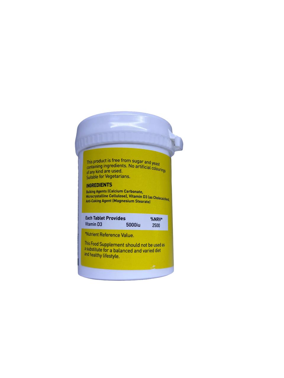 Vitamin D3 5000iu 30 tablets