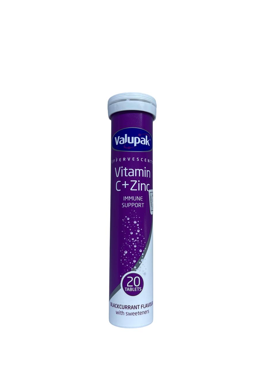 Vitamin C + Zinc Effervescent 20 tablets