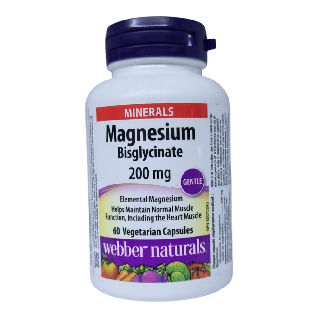 Magnesium Bisglycinate 200 mg Capsules