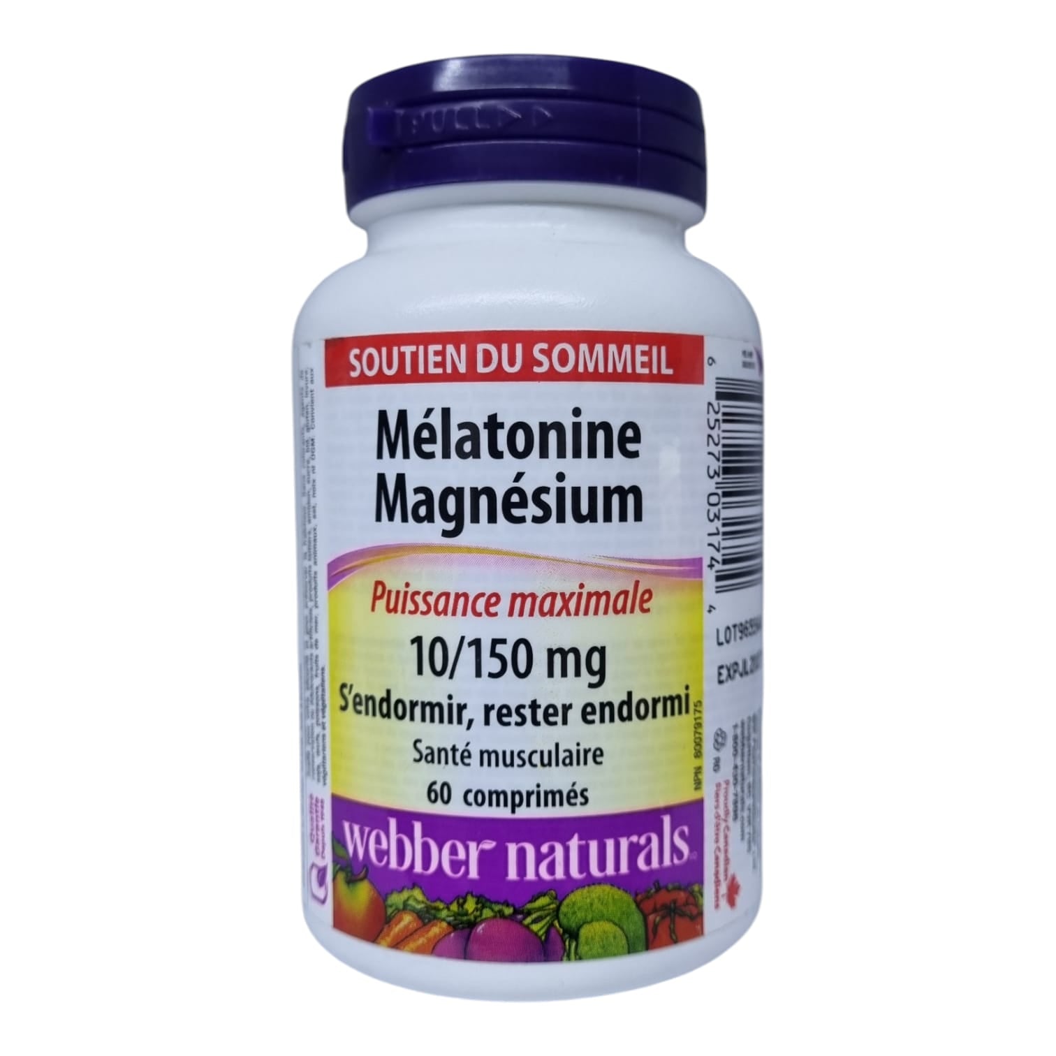 Melatonin 10 mg + Magnesium 150 mg Tablets (60 Tablets)