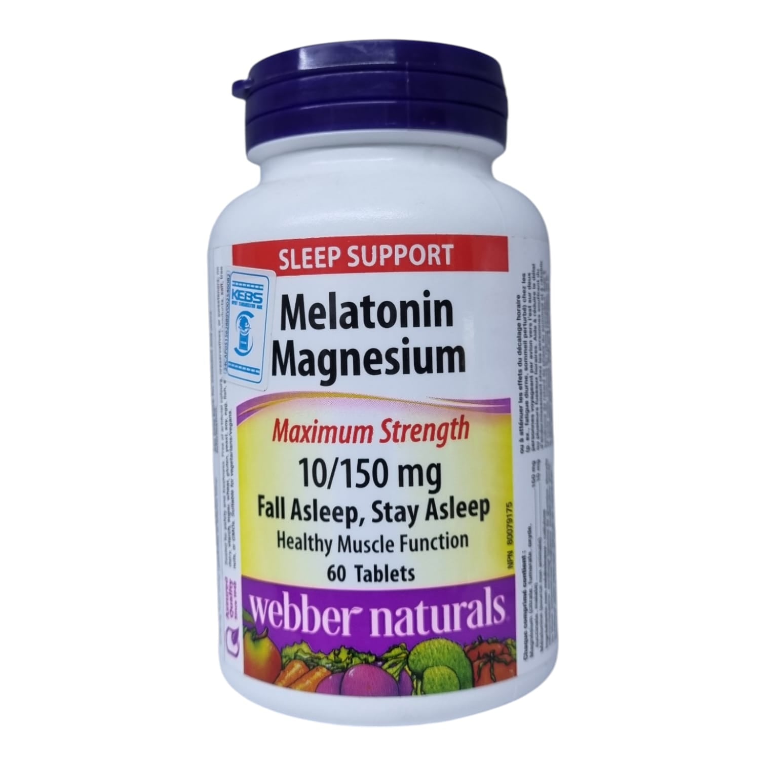 Melatonin 10 mg + Magnesium 150 mg Tablets (60 Tablets)
